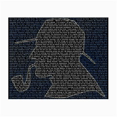 Sherlock Quotes Small Glasses Cloth (2-side) by Mariart