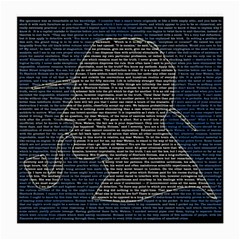 Sherlock Quotes Medium Glasses Cloth by Mariart