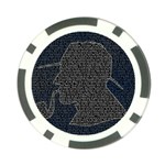 Sherlock Quotes Poker Chip Card Guard Front