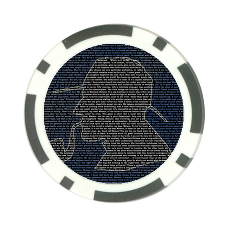 Sherlock Quotes Poker Chip Card Guard