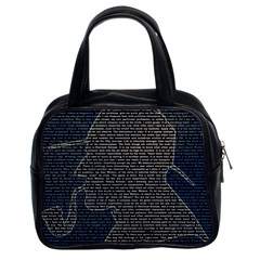 Sherlock Quotes Classic Handbags (2 Sides) by Mariart