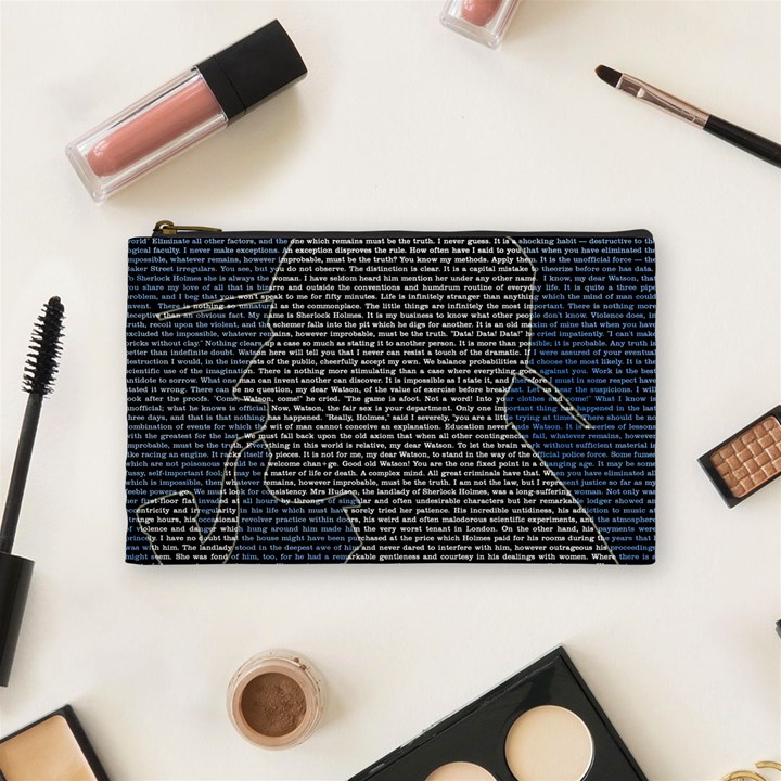 Sherlock Quotes Cosmetic Bag (Medium) 