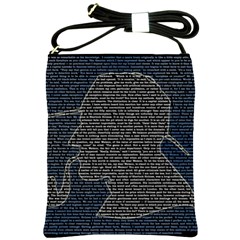 Sherlock Quotes Shoulder Sling Bags by Mariart