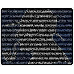 Sherlock Quotes Fleece Blanket (medium)  by Mariart