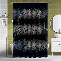 Sherlock Quotes Shower Curtain 48  X 72  (small)  by Mariart