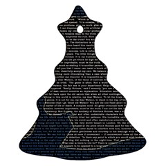 Sherlock Quotes Christmas Tree Ornament (two Sides) by Mariart