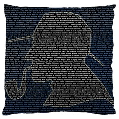 Sherlock Quotes Large Cushion Case (one Side) by Mariart