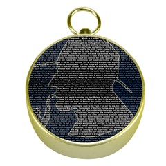 Sherlock Quotes Gold Compasses by Mariart