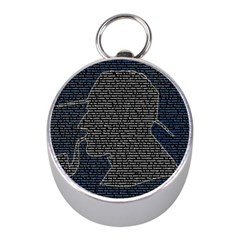 Sherlock Quotes Mini Silver Compasses by Mariart