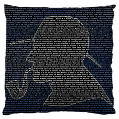 Sherlock Quotes Large Flano Cushion Case (one Side) by Mariart