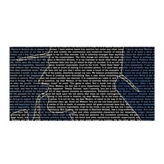 Sherlock Quotes Satin Wrap by Mariart