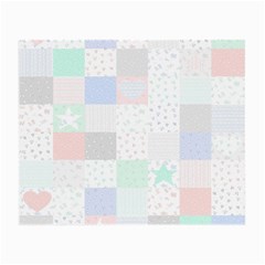 Sweet Dreams Rag Quilt Small Glasses Cloth by Mariart