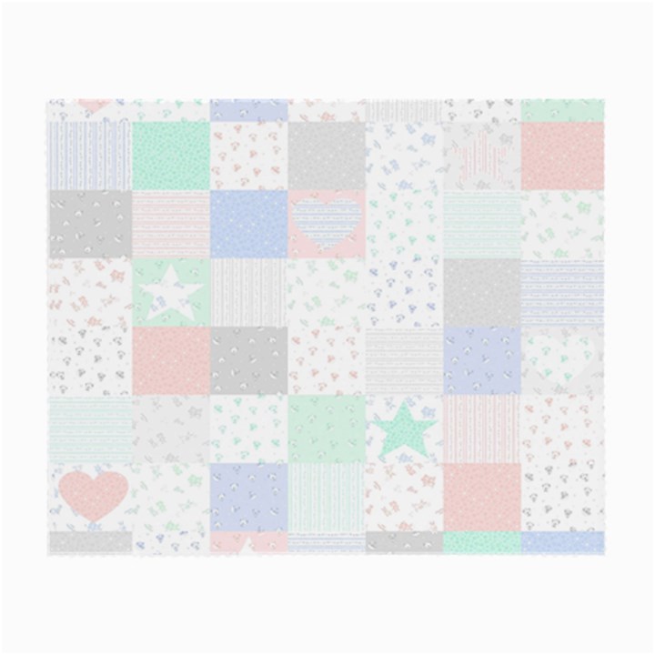 Sweet Dreams Rag Quilt Small Glasses Cloth