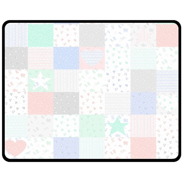 Sweet Dreams Rag Quilt Fleece Blanket (Medium) 