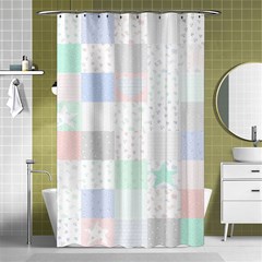 Sweet Dreams Rag Quilt Shower Curtain 48  X 72  (small)  by Mariart