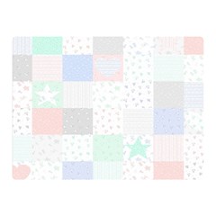 Sweet Dreams Rag Quilt Double Sided Flano Blanket (mini)  by Mariart