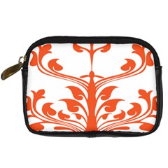 Tree Leaf Flower Orange Sexy Star Digital Camera Cases by Mariart