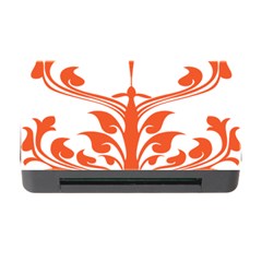 Tree Leaf Flower Orange Sexy Star Memory Card Reader With Cf by Mariart