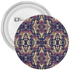 Multicolored Modern Geometric Pattern 3  Buttons by dflcprints