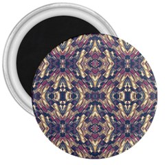 Multicolored Modern Geometric Pattern 3  Magnets by dflcprints