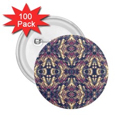 Multicolored Modern Geometric Pattern 2 25  Buttons (100 Pack)  by dflcprints