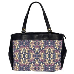 Multicolored Modern Geometric Pattern Office Handbags (2 Sides)  by dflcprints