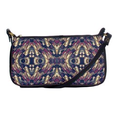 Multicolored Modern Geometric Pattern Shoulder Clutch Bags by dflcprints