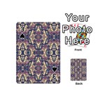 Multicolored Modern Geometric Pattern Playing Cards 54 (Mini)  Front - Spade3