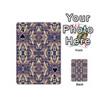 Multicolored Modern Geometric Pattern Playing Cards 54 (Mini)  Front - Spade4