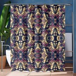 Multicolored Modern Geometric Pattern Shower Curtain 60  x 72  (Medium)  60 x72  Curtain