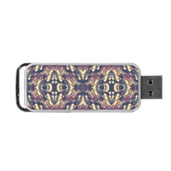 Multicolored Modern Geometric Pattern Portable Usb Flash (two Sides) by dflcprints