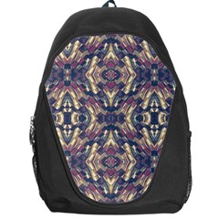 Multicolored Modern Geometric Pattern Backpack Bag by dflcprints