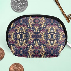 Multicolored Modern Geometric Pattern Accessory Pouches (medium)  by dflcprints