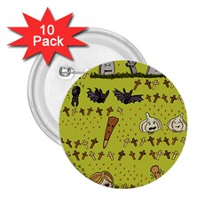 Horror Vampire Kawaii 2 25  Buttons (10 Pack)  by Nexatart