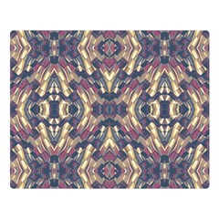 Multicolored Modern Geometric Pattern Double Sided Flano Blanket (large)  by dflcprints