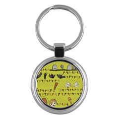 Horror Vampire Kawaii Key Chains (round)  by Nexatart