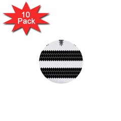 Wasp Bee Hive Black Animals 1  Mini Buttons (10 Pack) 