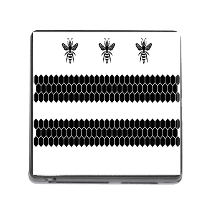 Wasp Bee Hive Black Animals Memory Card Reader (Square)