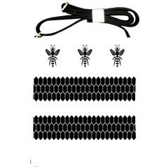 Wasp Bee Hive Black Animals Shoulder Sling Bags by Mariart