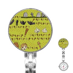 Horror Vampire Kawaii Stainless Steel Nurses Watch by Nexatart