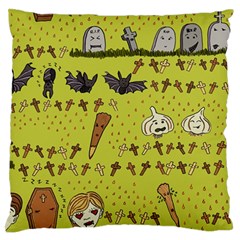 Horror Vampire Kawaii Large Flano Cushion Case (two Sides) by Nexatart