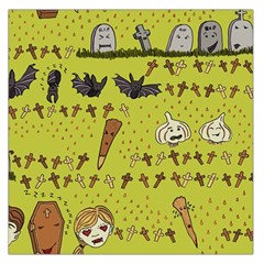 Horror Vampire Kawaii Large Satin Scarf (square) by Nexatart