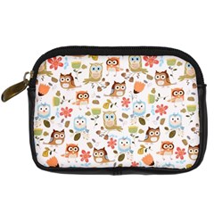 Cute Owl Digital Camera Cases by Nexatart