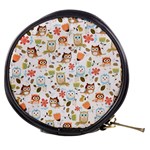 Cute Owl Mini Makeup Bags Front