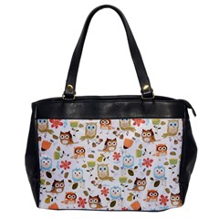 Cute Owl Office Handbags by Nexatart