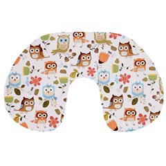 Cute Owl Travel Neck Pillows by Nexatart