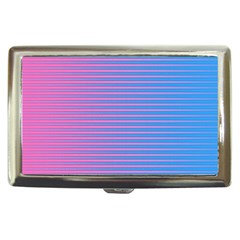 Turquoise Pink Stripe Light Blue Cigarette Money Cases