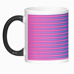 Turquoise Pink Stripe Light Blue Morph Mugs by Mariart