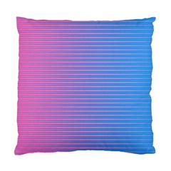 Turquoise Pink Stripe Light Blue Standard Cushion Case (two Sides) by Mariart