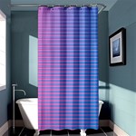 Turquoise Pink Stripe Light Blue Shower Curtain 36  x 72  (Stall)  Curtain(36 X72 ) - 33.26 x66.24  Curtain(36 X72 )